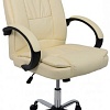 Офисное кресло AksHome Bill Eco (кожзам, кремовый)
