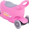 Трехколесный самокат N.Ergo 2 в 1 LB1502 (розовый)