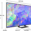 Телевизор Samsung Crystal UHD 4K CU8500 UE75CU8500UXCE