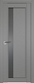 Межкомнатная дверь ProfilDoors 2.71U 80x200 (грей/стекло графит)