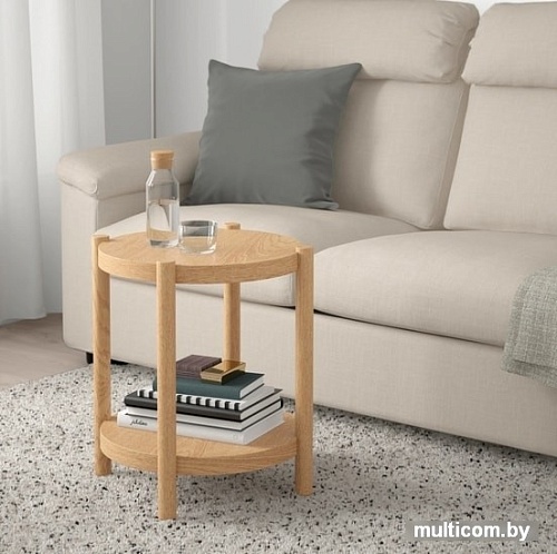Журнальный столик Ikea Листерби (светлый дуб) 704.090.43