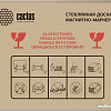 Магнитно-маркерная доска CACTUS CS-GBD-65x100-BK