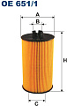 Масляный фильтр Filtron OE 651/1