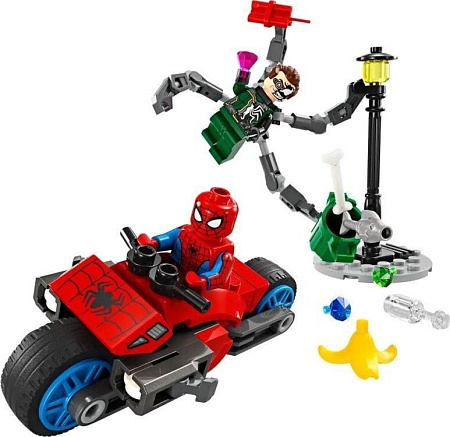LEGO Marvel Super Heroes 76275 Погоня на мотоцикле: Человек-паук против Док Ока