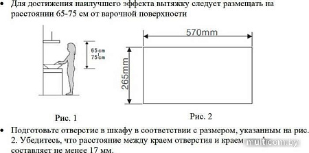 Кухонная вытяжка Weissgauff Dabih 60 BL