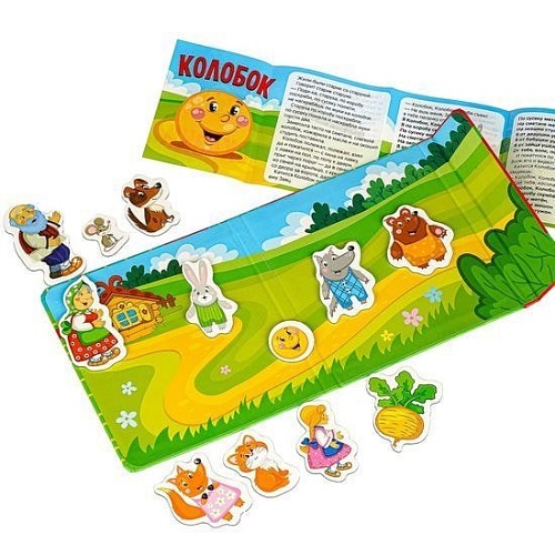 Развивающая игра Bondibon Магнитные сказки Колобок и репка ВВ4236