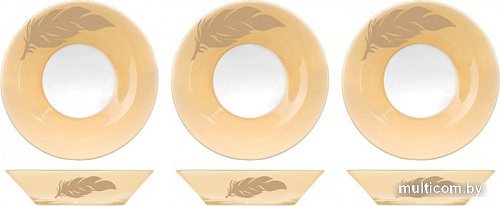 Набор глубоких тарелок Promsiz EC444-335/S/Z/6