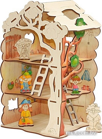 3Д-пазл Woody Дом-дерево для Лешиков 730