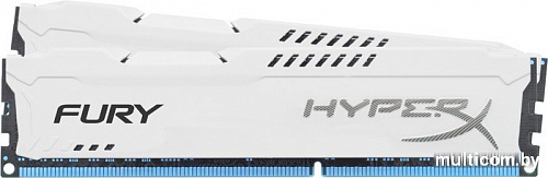 Оперативная память Kingston HyperX Fury White 2x8GB KIT DDR3 PC3-10600 (HX313C9FWK2/16)