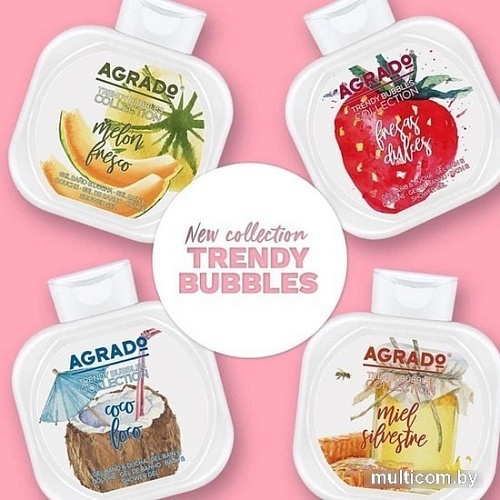 Agrado Гель для душа Bath & Shower Gel Sweet Strawberries 750 мл