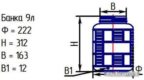 Графин NiNaGlass 82-032-ГВ163 445088