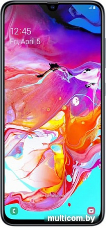 Смартфон Samsung Galaxy A70 8GB/128GB (черный)