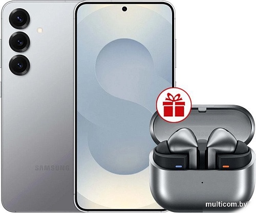 Смартфон Samsung Galaxy S25 SM-S931B 12GB/128GB (серый) и наушники Samsung Galaxy Buds 3 Pro по акции