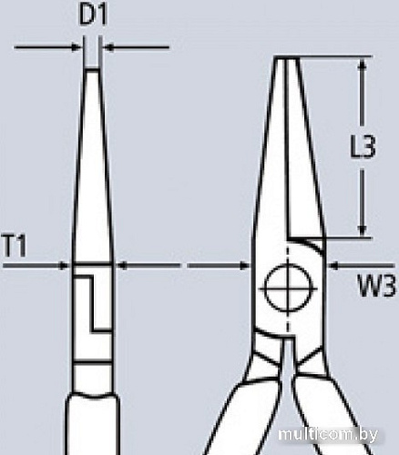 Длинногубцы Knipex 3036160