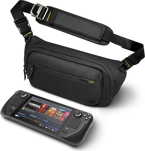 Сумка через плечо Spigen Kd410 Sling Bag Klasden AFA07482 (черный)