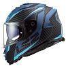 Мотошлем LS2 FF800 Storm Racer (XL, синий матовый)