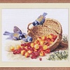 Набор для вышивания Алиса Синички и черешня 1-14