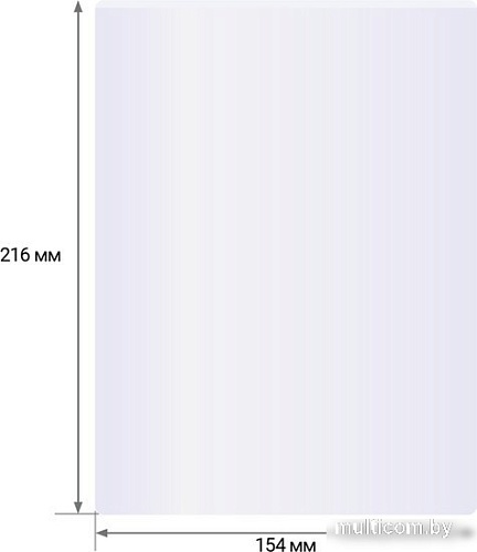 Пленка для ламинирования OfficeSpace А5 60 мкм 100 шт LF8768 (глянцевый, прозрачный)