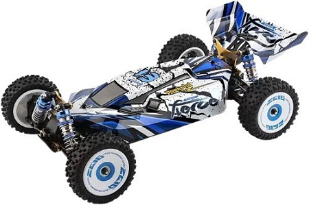 Автомодель WLtoys 124017 (белый/синий)