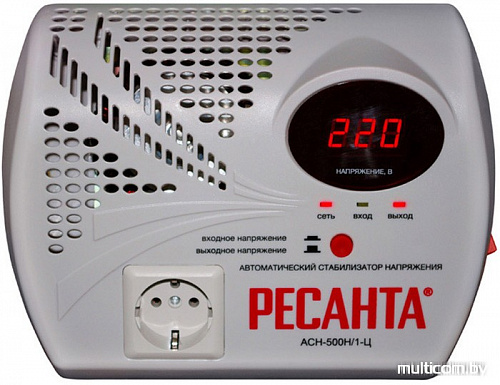 Стабилизатор напряжения Ресанта ACH-500Н/1-Ц