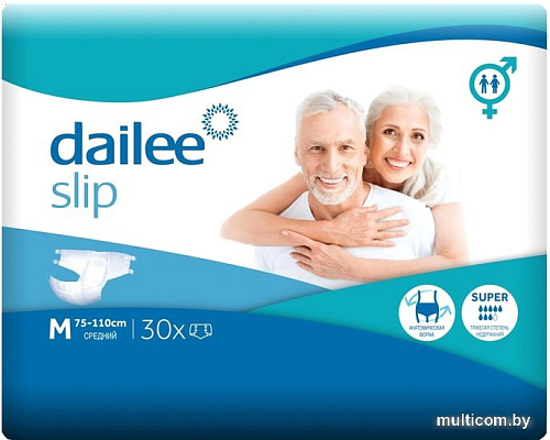 Подгузники для взрослых Dailee Slip M (30 шт)