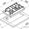 Варочная панель TEKA CGW LUX 30.1 2G AI AL