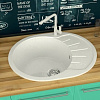 Кухонная мойка Berge BG-5801 (белый глянцевый)