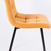 Стул AksHome Dallas 76330 (велюр, горчичный/черный)
