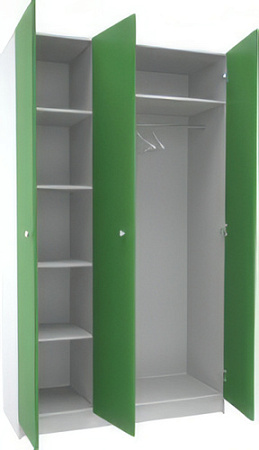 Шкаф распашной МДК Феникс СК3Ф-З 3-х створчатый 1200x490x1980 (зеленый)