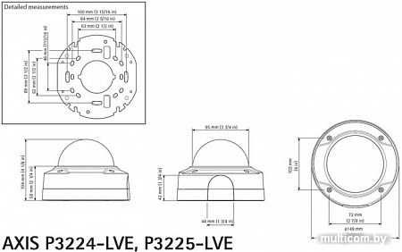 IP-камера Axis P3225-LV Mk II