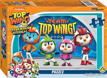 Пазл Step Puzzle Отважные птенцы 81200 (60 эл)