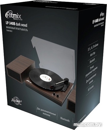 Виниловый проигрыватель Ritmix LP-340B