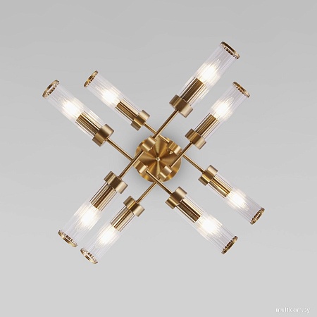 Подвесная люстра Евросвет 60166/8 (латунь)
