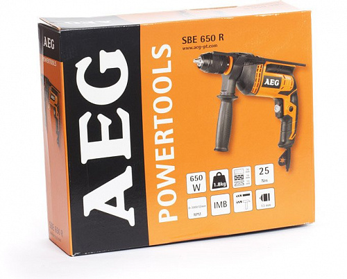 Ударная дрель AEG SBE 650 R