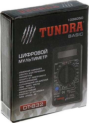 Мультиметр Tundra DT-832