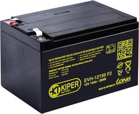 Аккумулятор для ИБП Kiper EVH-12150 F2 (12В/15 А&middot;ч)