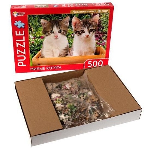 Пазл Умные игры Милые котята. Удивительный мир 4680107925572 (500 эл)