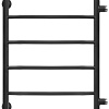 Полотенцесушитель Granula Трапеция 50х60 6 перекладин (боковое подключение, черный матовый)