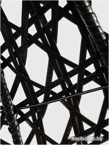 Подвесное кресло M-Group Для двоих Люкс 11510205 (коричневый ротанг/коричневая подушка)