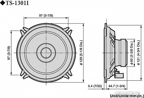 Компонентная АС Pioneer TS-1301i
