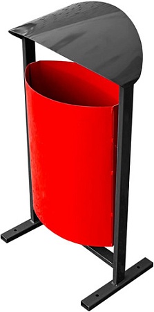 Уличная урна BZT DumL01 (красный)