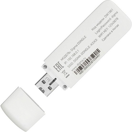 4G модем Digma Dongle (белый)