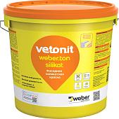 Vetonit Weber фасадная силикатная 25 кг (ультрабелый)