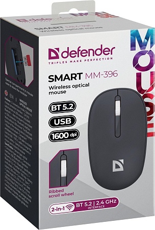 Мышь Defender Smart MM-396 (черный)