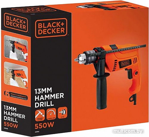 Ударная дрель Black & Decker HD555