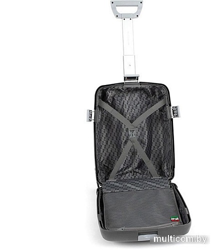 Чемодан-спиннер Francesco Molinary 337-HL301/3-27GRY (серый)