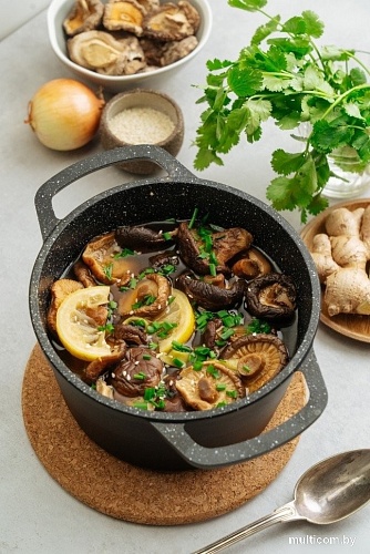 Кастрюля НМП Каменная Черный гранит 186650