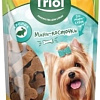 Лакомство для собак Triol Мини-косточки из кролика для мини-собак (50 г)