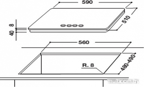 Варочная панель Whirlpool GOA 6423/WH