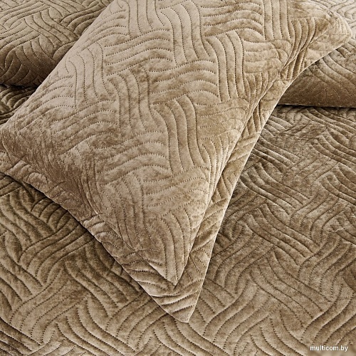 Набор текстиля для спальни Sofi De MarkO Деварта 240x260 Пок-Дв-240x260б (бежевый)